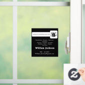 Modern handyman construction custom logo ウィンドウサイン (ホーム)