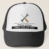 Modern handyman construction custom logo キャップ (正面)