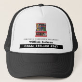 Modern handyman construction custom logo キャップ (正面)