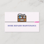 Modern handyman construction custom logo 名刺 (正面)