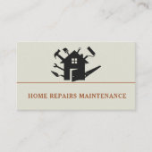 Modern handyman construction custom logo 名刺 (正面)