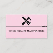 Modern handyman construction custom logo 名刺 (正面)