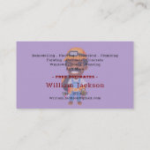 Modern handyman construction custom logo 名刺 (裏面)
