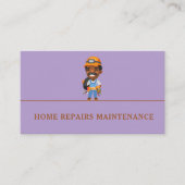 Modern handyman construction custom logo 名刺 (正面)
