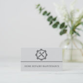Modern handyman construction custom logo 名刺 (スタンド正面)