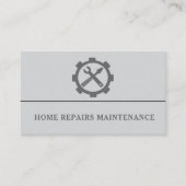 Modern handyman construction custom logo 名刺 (正面)
