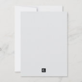 Modern Happy Birthday Card – Minimal Design 招待状 (裏面)