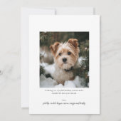 Modern Happy New Year Photo シーズンカード (裏面)