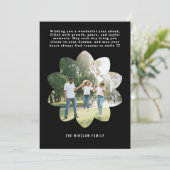 Modern Happy New Year Photo Collage Card | Elegant シーズンカード (スタンド正面)