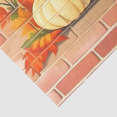 Modern Happy Thanksgiving Beautiful Fall 薄葉紙 (詳細)