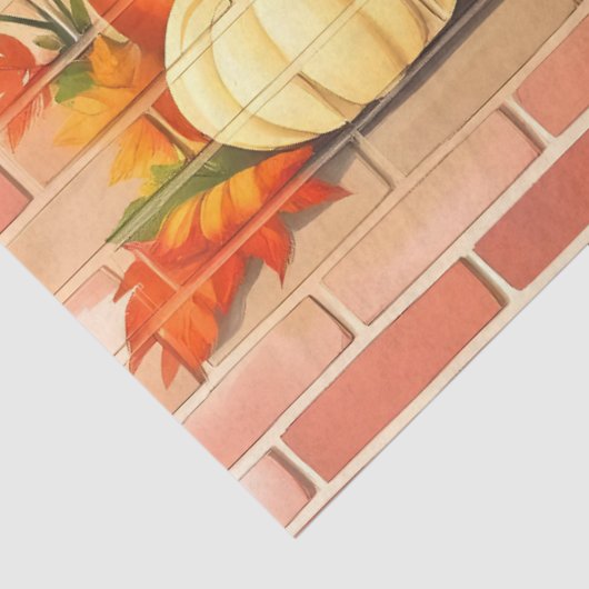 Modern Happy Thanksgiving Beautiful Fall 薄葉紙 (詳細)