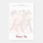 Modern Happy Women's Day Celebration March 8  ポストイット (正面)