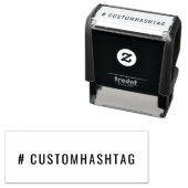 Modern Hashtag | Custom Trending Social Media Tag セルフインキングスタンプ (インサイチュ)