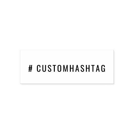 Modern Hashtag | Custom Trending Social Media Tag セルフインキングスタンプ (デザイン)