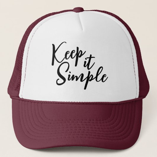 Modern hat  キャップ (正面)