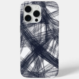 ✨ Modern Hatching Line Pattern Print ✨ iPhone 15 Pro Maxケース