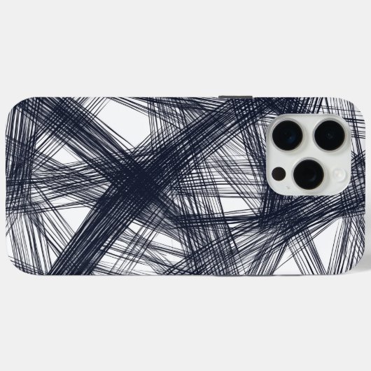 ✨ Modern Hatching Line Pattern Print ✨ Case-Mate iPhoneケース (裏面 (横))