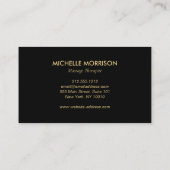 Modern Healing Hands Massage Therapy Loyalty Card ロイヤリティカード (裏面)