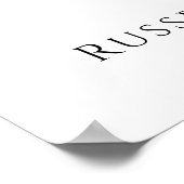 Modern Heart Photo Collage Wedding Welcome ポスター (角)