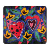Modern hearts カッティングボード (正面)