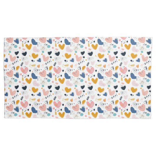 Modern Hearts 枕カバー (正面左)