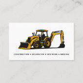 Modern Heavy Equipment Construction Company 名刺 (裏面)