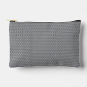 Modern Hexagonal Grid Geometric Pattern アクセサリーポーチ (正面)