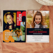 Modern High School Graduation Invitation 招待状