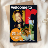 Modern High School Graduation Invitation 招待状