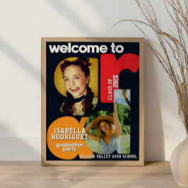 Modern High School Graduation Welcome  ポスター