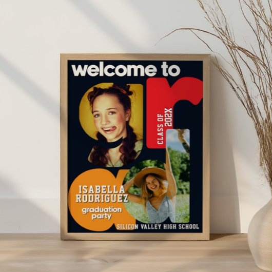 Modern High School Graduation Welcome  ポスター