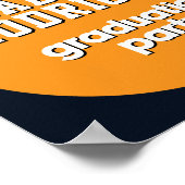 Modern High School Graduation Welcome  ポスター (角)