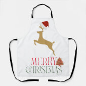 Modern Holiday Christmas  エプロン (正面)
