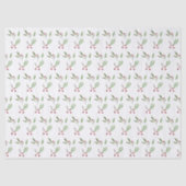 Modern Holiday Christmas Greenery Botanical Berry 薄葉紙 (正面)