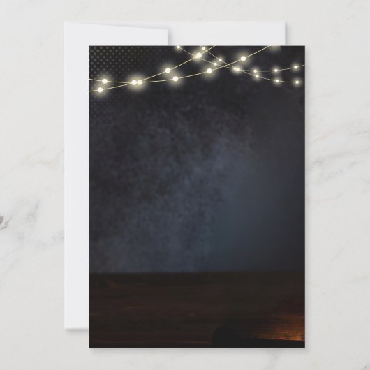 Modern Holiday Cocktail Party Christmas Invitation 招待状 (裏面)