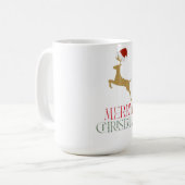 Modern Holiday Coffee Mugs Christmas コーヒーマグカップ (正面左)
