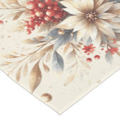 Modern Holiday Flowers Table Runner ミディアムテーブルランナー (コーナー)