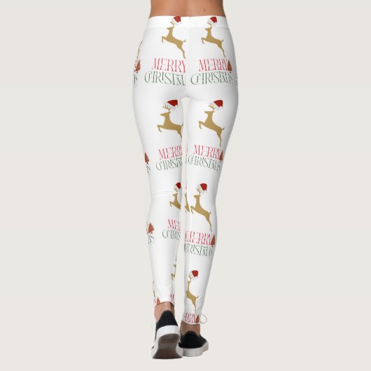Modern Holiday Leggings Christmas レギンス (裏面)