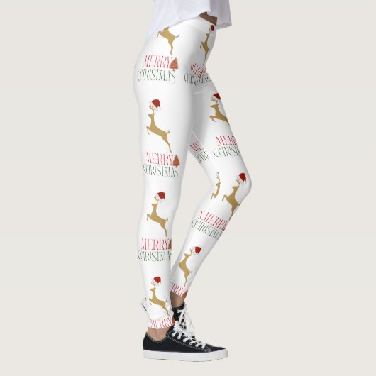 Modern Holiday Leggings Christmas レギンス (右)