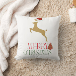 Modern Holiday Throw Pillow Christmas  クッション