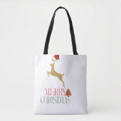 Modern Holiday Tote Bag Christmas トートバッグ (正面)