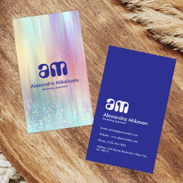 Modern Holographic Creative Branding 名刺