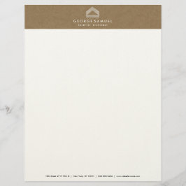 Modern Home Design | Abstract Logo レターヘッド