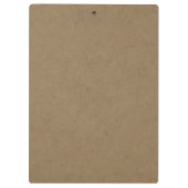 Modern Home Design | Abstract Logo on Wood Texture クリップボード (裏面)