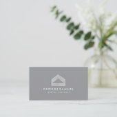 Modern Home Design Custom Abstract Logo  名刺 (スタンド正面)