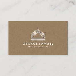 Modern Home Design Custom Abstract Logo  名刺