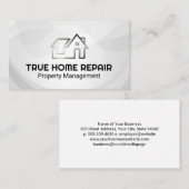 Modern Home Logo | Property Repair 名刺 (正面/裏面)