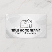 Modern Home Logo | Property Repair 名刺 (正面)