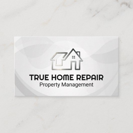 Modern Home Logo | Property Repair 名刺 (正面)