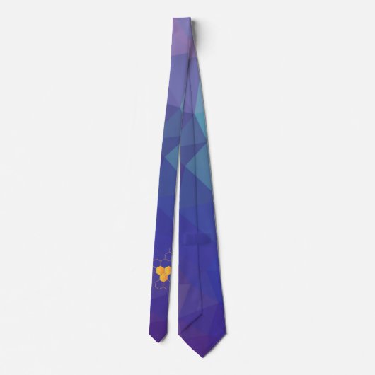 Modern Honeycomb Gradient Tie ネクタイ (裏面)